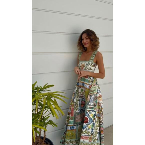 Alemais tommasina summer dress US 4 - Picture 6 of 12